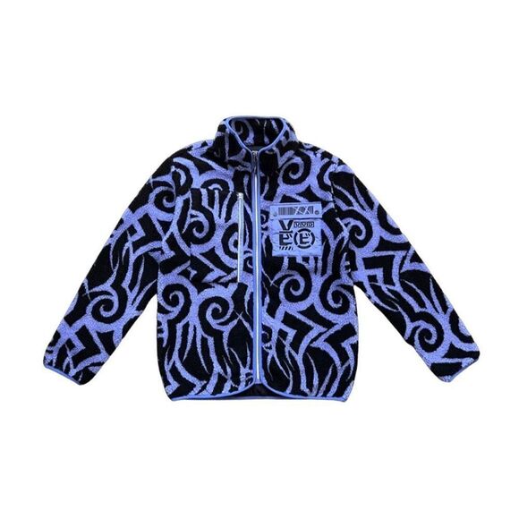 BeloForte Jackets & Blazers - VIVID LIMITED TRIBAL SHERPA JACKET Color: Tribal Purple Size L